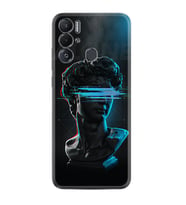 Tecno Pova Neo Kılıf Silikon Desen Özel Seri Alone 1668