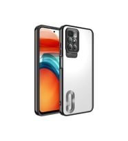 Xiaomi Redmi 10 Uyumlu Kılıf Kamera Korumalı Logo Gösteren Zore Omega Kapak