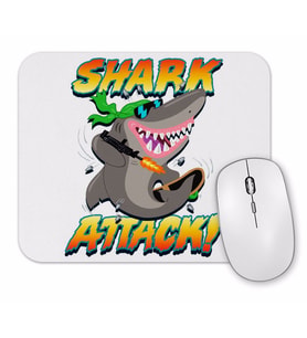 Shark Attack Mouse Pad