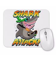 Shark Attack Mouse Pad