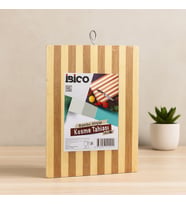 Northcity Bambu Kesme Tahtası 18x28x1.3 cm (Metal Kulplu)