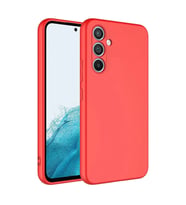 Samsung Galaxy A16 5g Kılıf First Silikon - Kırmızı