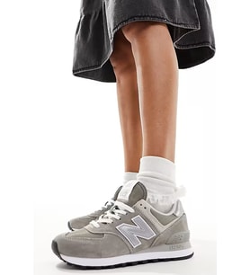 New Balance ML574 EVG Leather Mens Sneaker Hakiki Deri Erkek Günlük Spor Ayakkabı Gri