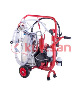 Kurtsan CYK Çift Sağım Tek Güğüm Keçi Sağım Makinası 30 LT (Yağlı sistem) - KM01039