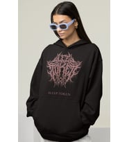 Sleep Token Rock Metal Baskılı Unisex Oversize Müzik Grubu Hoodie