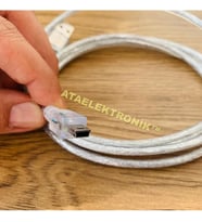 Dijital Bebek Kamerası Usb Bağlantı Şarj Kablosu Kare Micro USB
