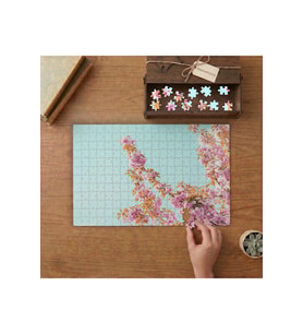 Japon Kiraz Çiçeği- Ağaç- Doğa Tasarımı 240 parça Ahşap Puzzle Ahşap Kutuda MP00185
