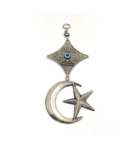 Ayyıldiz Metal Nazar Boncuğu Duvar Süsü