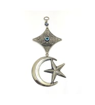 Ayyıldiz Metal Nazar Boncuğu Duvar Süsü