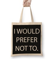 I Would Prefer Not To Zizek Bartleby Bez Çanta Uzun Saplı