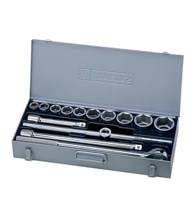 İzeltaş 1119 00 6114 3/4" Lokma Takımı Altı Köşe (14 parça mm)