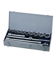 İzeltaş 1119 00 6114 3/4" Lokma Takımı Altı Köşe (14 parça mm)