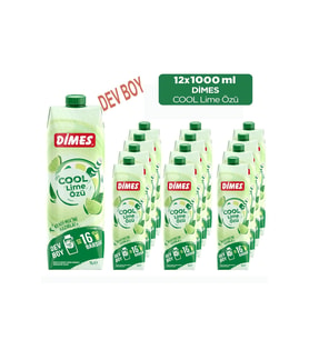 Dimes Cool Lime Özü 1 lt 12'li 