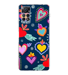 PrintiFy Xiaomi Redmi Note 12 Pro ile Uyumlu Retro Color 3  Kamera Korumalı Şeffaf  Kılıf