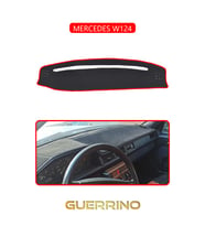 MERCEDES W124TORPİDO KORUMA HALISI KIRMIZI KENAR