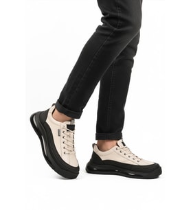 Guja Beyaz Hakiki Deri Erkek Casual Ayakkabı 24K500-1 M