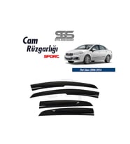 Cam Rüzgarlığı Fiat Linea 2006-2016  Mügen Tip Piano Black
