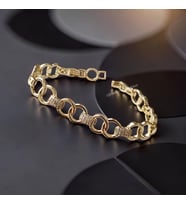 Xuping Taş Detaylı Gold Halka Bileklik