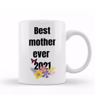 Best Mother Ever Moth 2021 Kupa Bardak Porselen