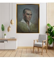 ÇERÇEVELİ ATATÜRK TABLO S292