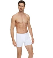 Tutku Elit Erkek Modal Likralı Boxer 1251 - 3 Adet (Beyaz)