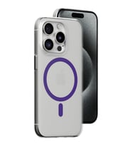 Pilelistore   iPhone 14 Pro Max Kılıf Bubble Magsafe Kapak - Mor