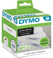 Lexroo S0722460, LW Askılı Dosya Etiketi, (50x12 mm) 220 Etiket/Paket - (99017)