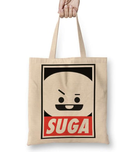 Bt21 Suga Bts Bez Çanta Uzun Saplı