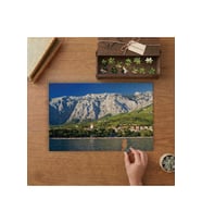 Makarska Rivierası - Biokovo Dağı Tasarımı 240 parça Ahşap Puzzle Ahşap Kutuda MP00986