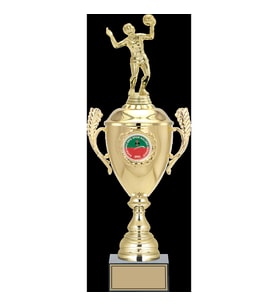 ODAK KUPA - Figürlü Kupalar - Voleybol Kadın Figürlü Kupalar FG-080 C - 48 cm