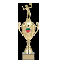 ODAK KUPA - Figürlü Kupalar - Voleybol Kadın Figürlü Kupalar FG-080 C - 48 cm
