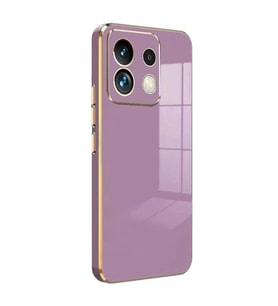Xiaomi Poco M6 Pro 4g Kılıf Volet Silikon - Mor
