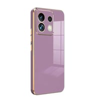 Xiaomi Poco M6 Pro 4g Kılıf Volet Silikon - Mor