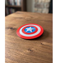 Captain America Kalkanı - 3D Baskı Dekoratif Masa Üstü Figür (11 cm)