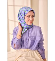 Twill İpek Eşarp 11474 (Lila)