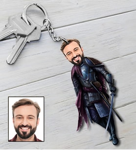 Kişiye Özel Svaşçı Tasarımlı Karikatür Anahtarlık 111