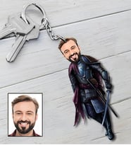 Kişiye Özel Svaşçı Tasarımlı Karikatür Anahtarlık 111