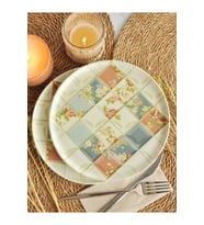 Dekor Dijital Mix 2 li Pasta Tabağı 22 cm
