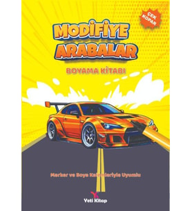 Modifiye Arabalar Boyama Kitabı