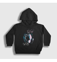 Presmono Unisex Çocuk Siyah The Wall V2 Pink Floyd Kapüşonlu Sweatshirt 355218tt