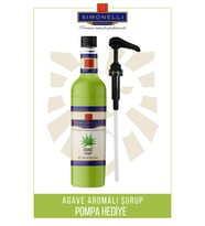 Kahve ve Kokteyl Şurubu Agave Aromalı 70 CL + POMPA Simonelli