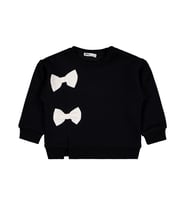 Civil Girls Fiyonklu 2-5 Yaş Sweatshirt - Siyah