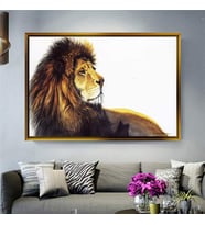 Altın Çerçeveli dekoratif tablo l468 (Gold)