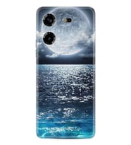 Pova 5 Kılıf Resimli Desenli Baskılı Silikon Great Moon 1301