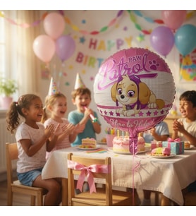 Folyo Balon Paw Patrol Skye 45x45 cm Doğum Günü Parti Süsleme Balonu Çocuk Konsept