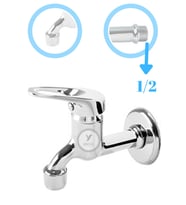 Yayke Aç Kapa Perletörlü Kısa Musluk Tuvalet Bahçe Çeşme Balkon Lavabo Wc Musluğu 1. Kalite