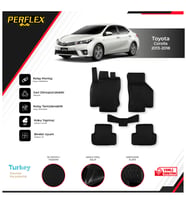 TOYOTA COROLLA 2013-2018 3D HAVUZLU PASPAS   (Siyah - Beyaz)