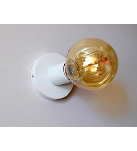RİOLİGHT RETRO TEKLİ METAL ARMATUR-APLİK (Siyah - Beyaz)