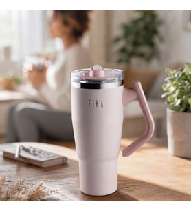 FİKA LUMİ DÖNER KULP TERMOS 950ML PUDRA -1001560