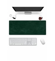 SonicTouch Klavye Mousepad 32x70cm Dikişsiz Pürüzsüz Sıvı Geçirmez Kaymaz Taban Altın Yapraklar